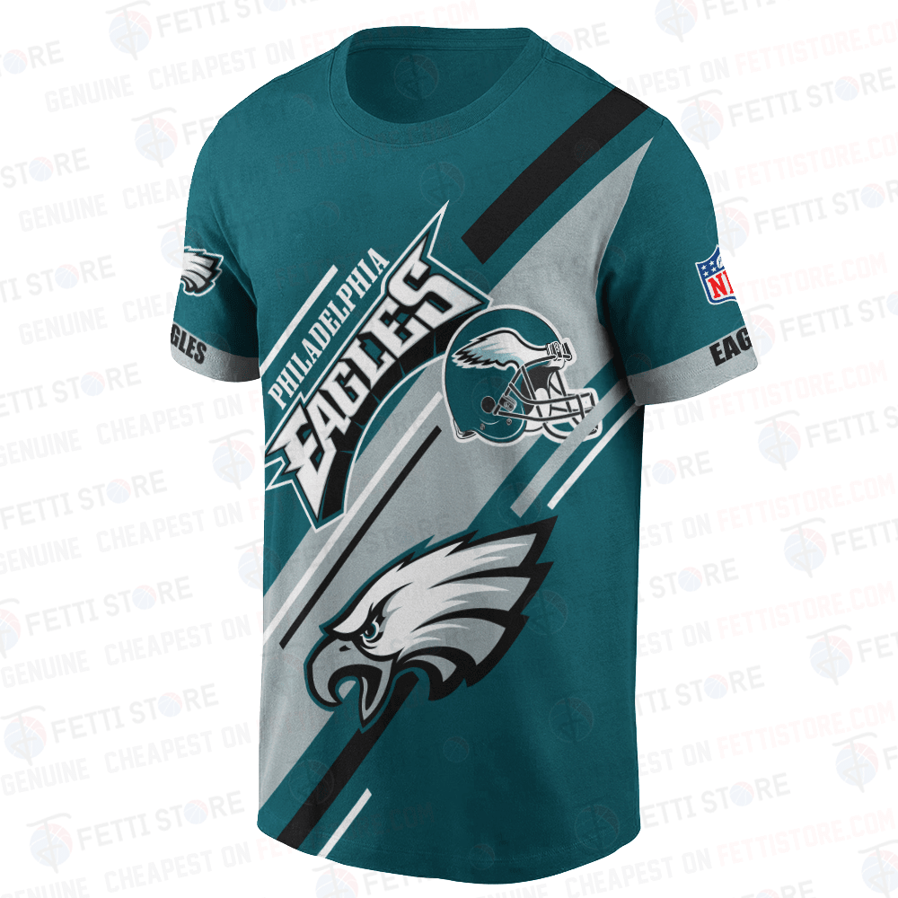 Philadelphia Eagles American Football Leauge Pattern 3D T-Shirt SH1 V2