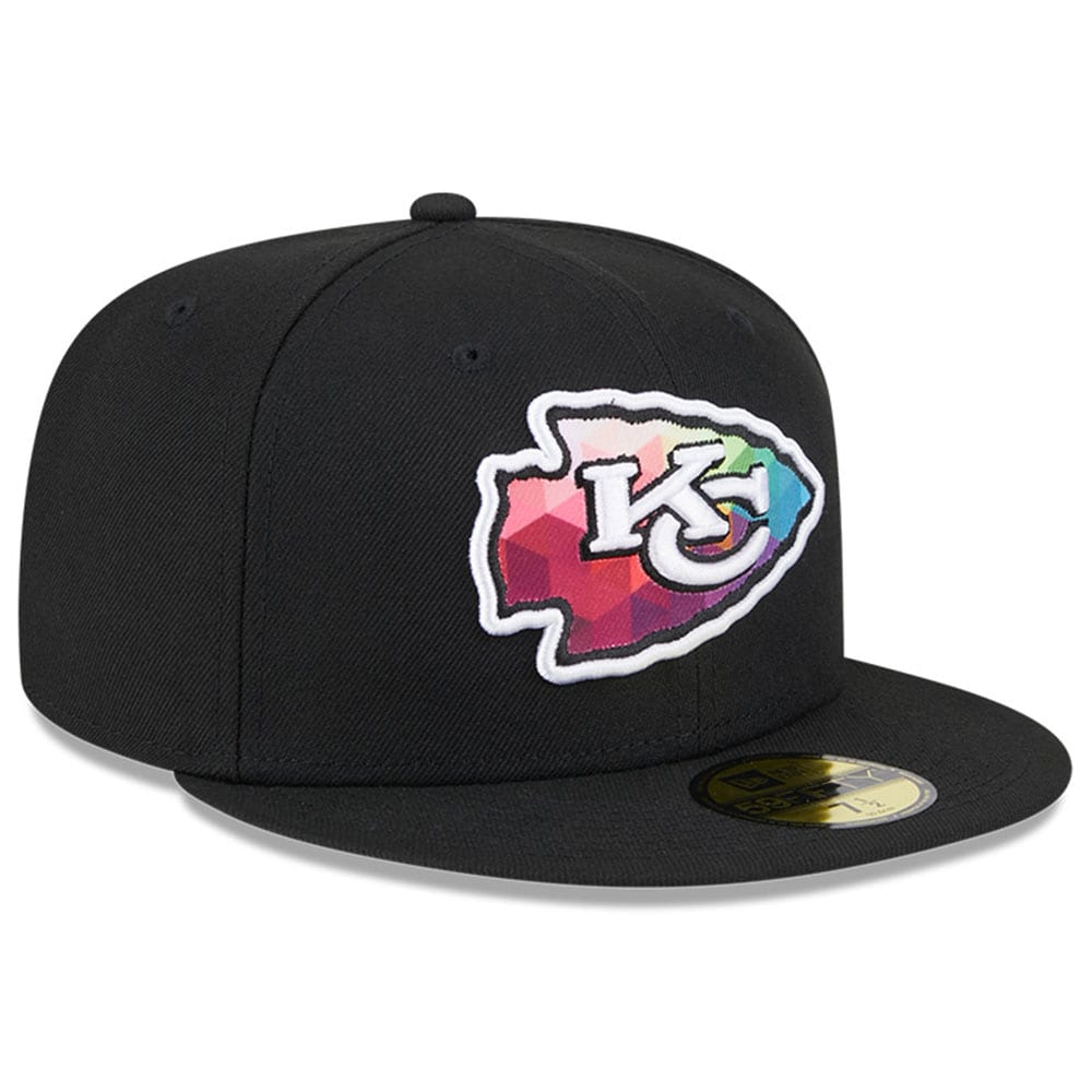 Kansas City Chiefs Men's   Black 2023  Crucial Catch 59FIFTY Fitted Hat