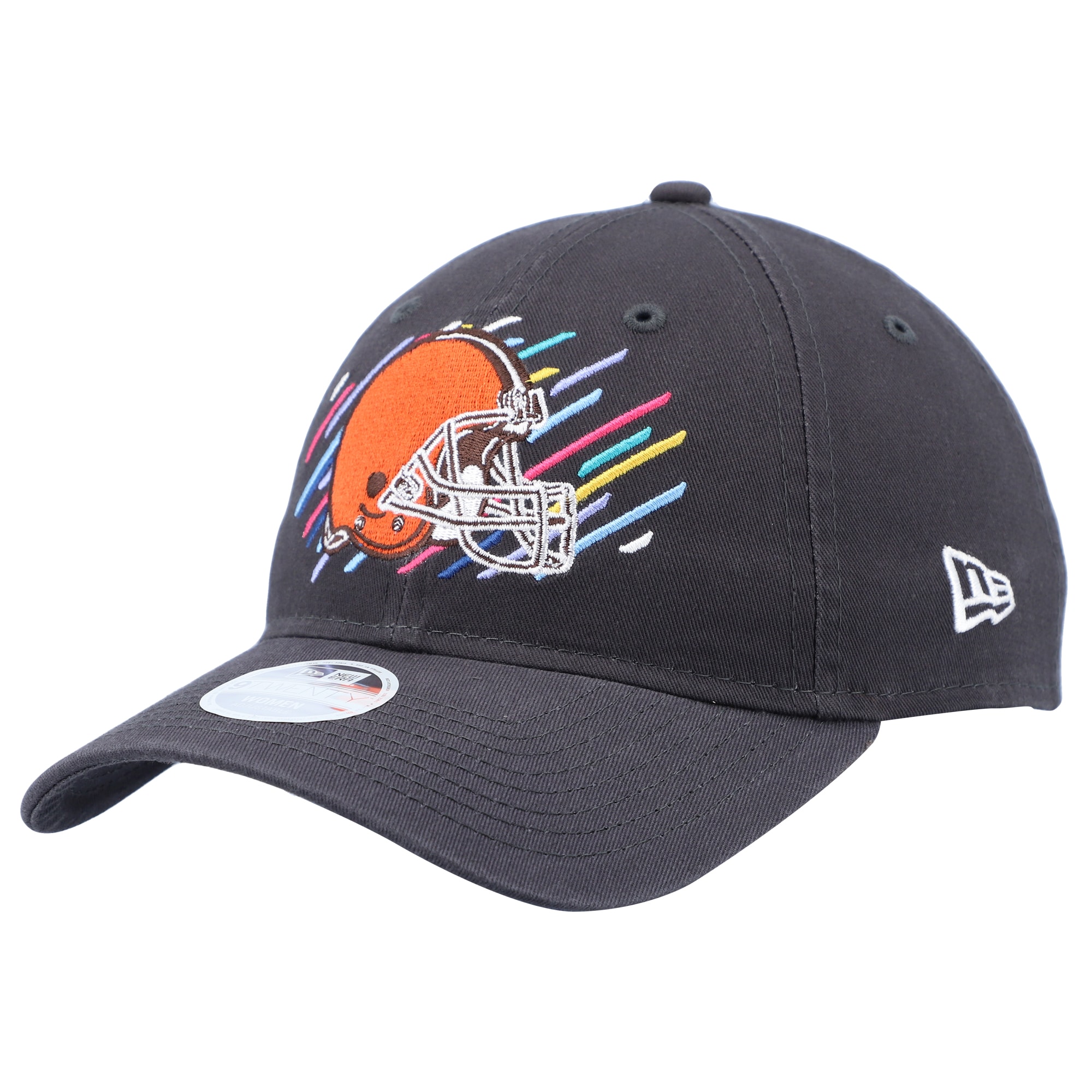 Cleveland Browns Women's Charcoal 2021 Crucial Catch 9TWENTY Adjustable Hat