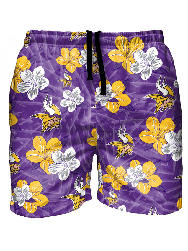 Minnesota Vikings Casual Hawaiian Shorts