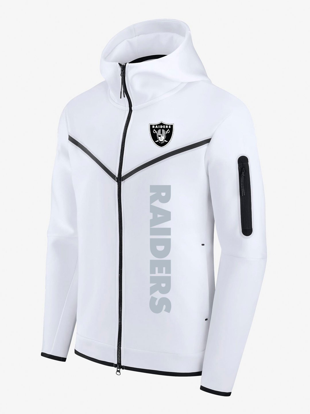 Las Vegas Raiders White Diamond Full-Zip Jacket