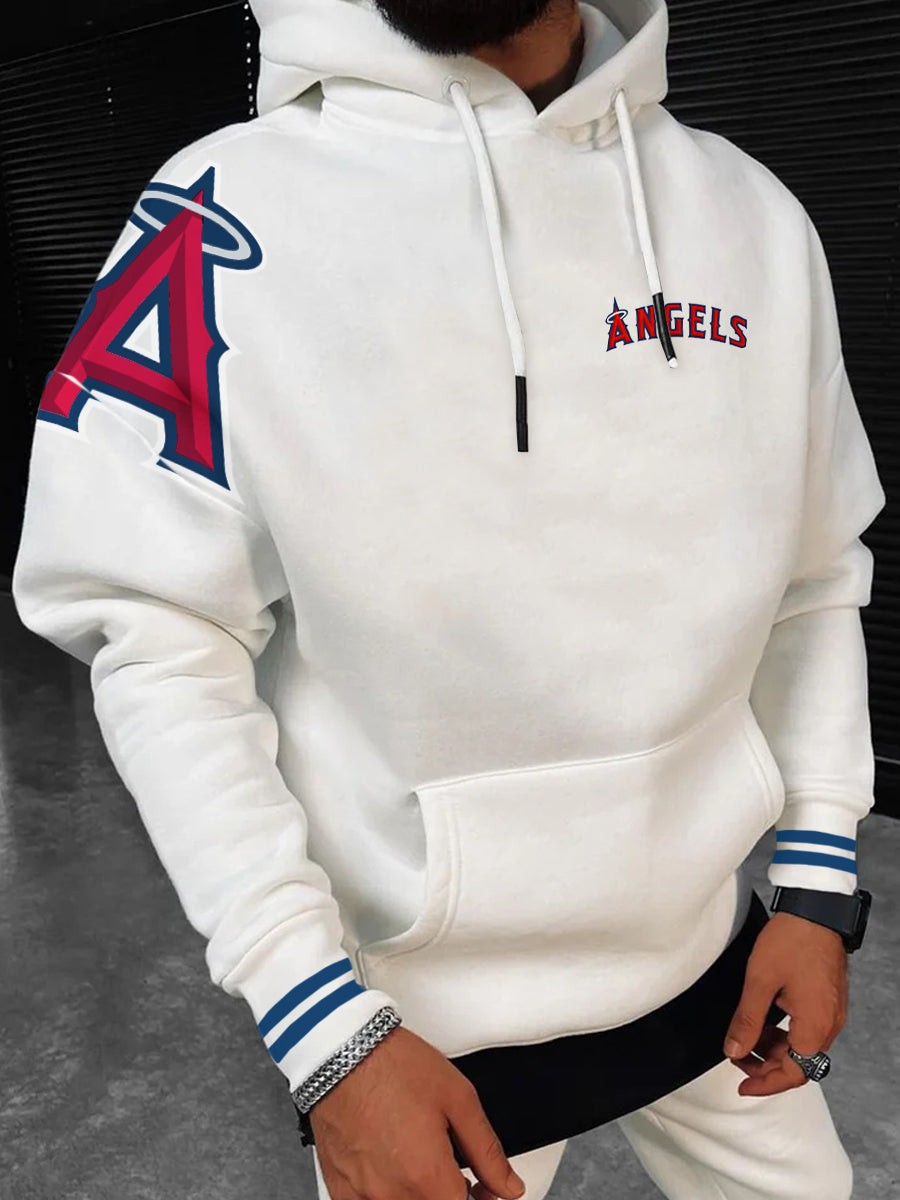 Los Angeles Angels Fashion Men's Crewneck Hooded