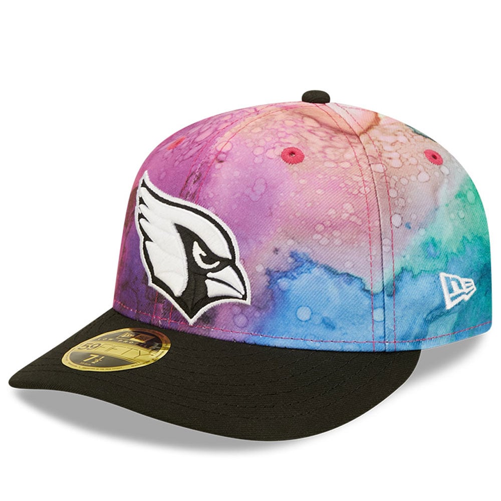 Arizona Cardinals Men's  Pink/Black 2022  Crucial Catch Low Profile 59FIFTY Fitted Hat
