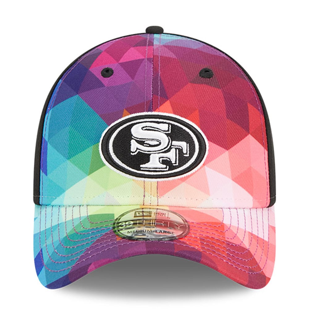 San Francisco 49ers Men's Pink 2023 Crucial Catch 39THIRTY Flex Hat