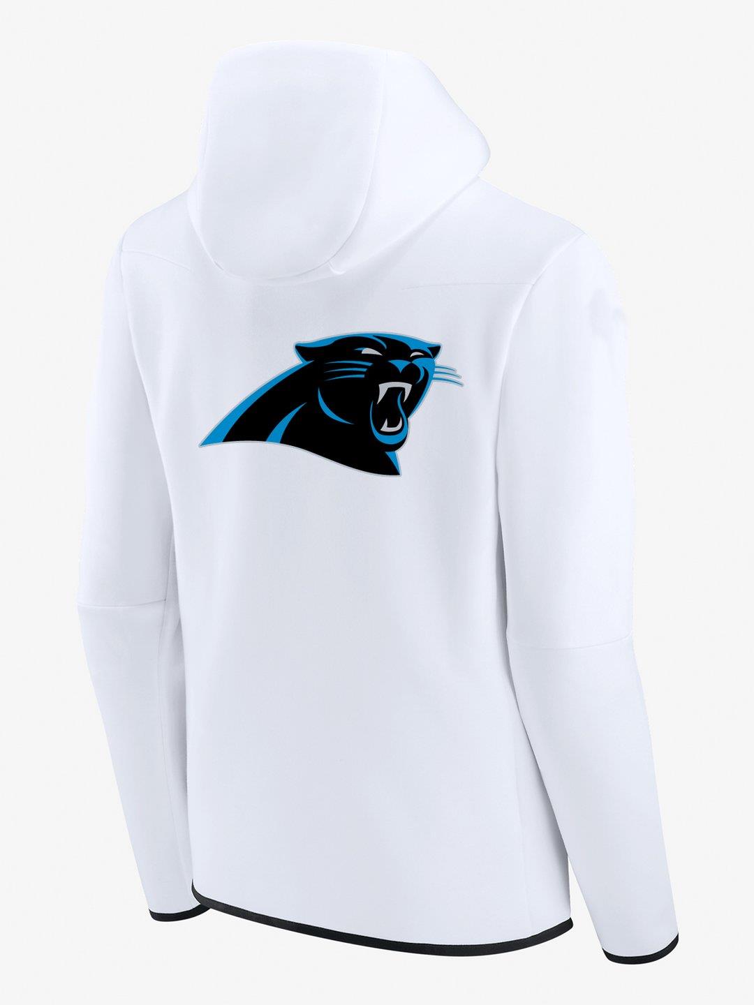 Carolina Panthers White Diamond Full-Zip Jacket
