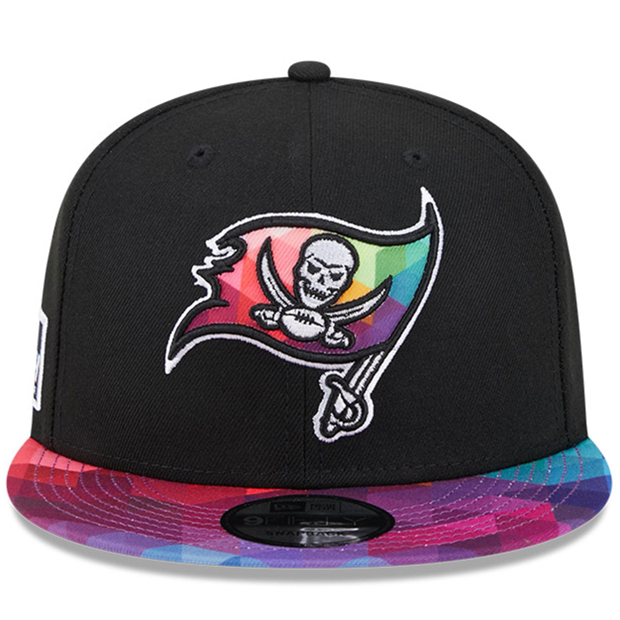 Tampa Bay Buccaneers Men's Black 2023 Crucial Catch 9FIFTY Snapback Hat