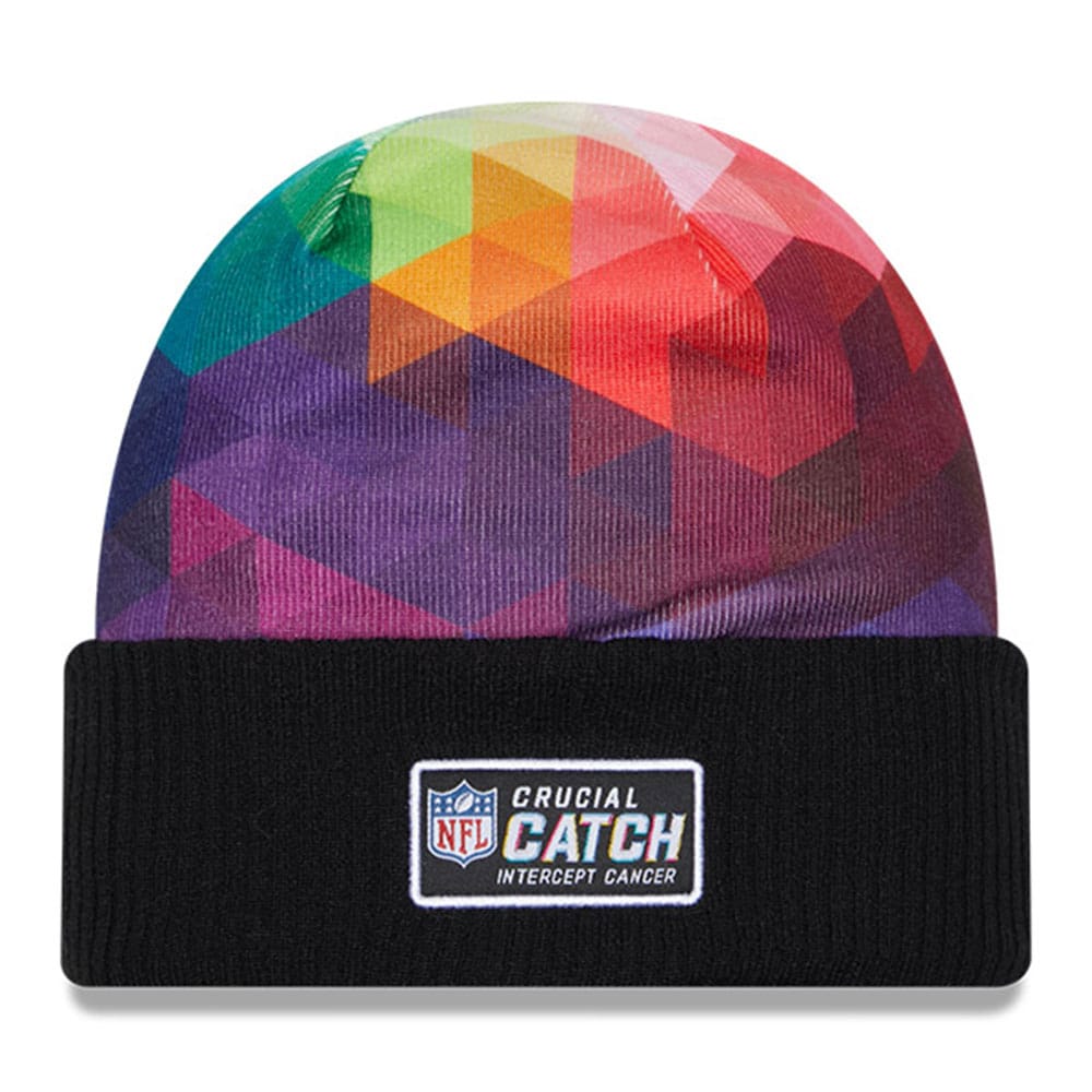 New York Giants Men's Black 2023 Crucial Catch Cuffed Knit Hat