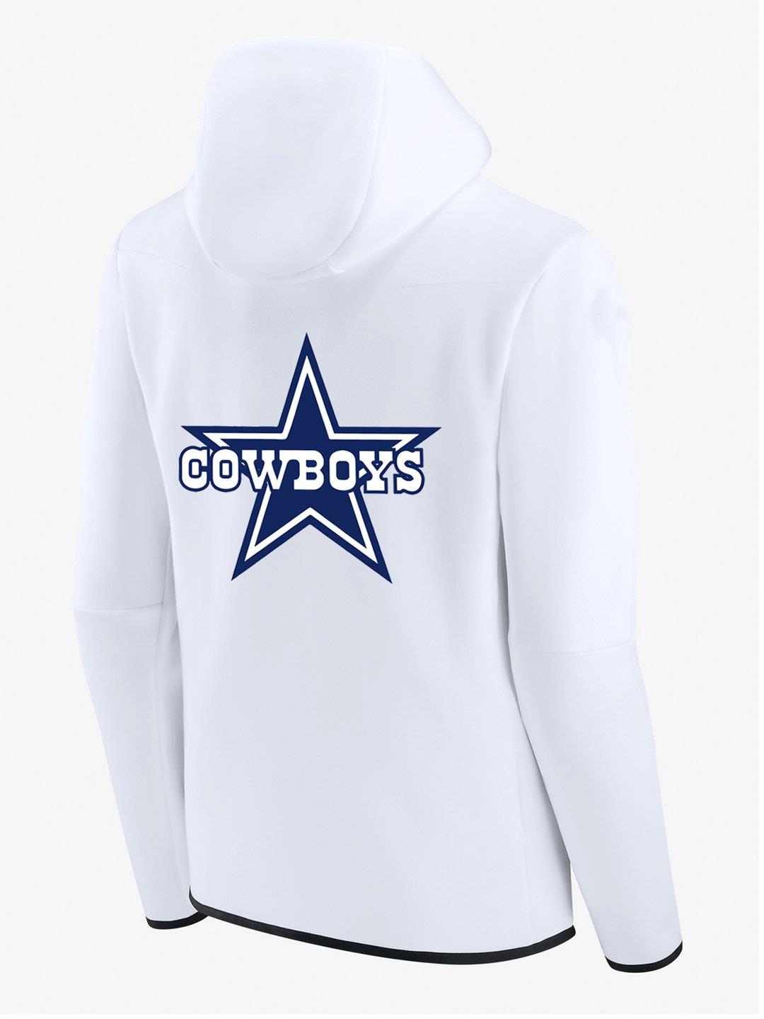 Dallas Cowboys White Diamond Full-Zip Jacket
