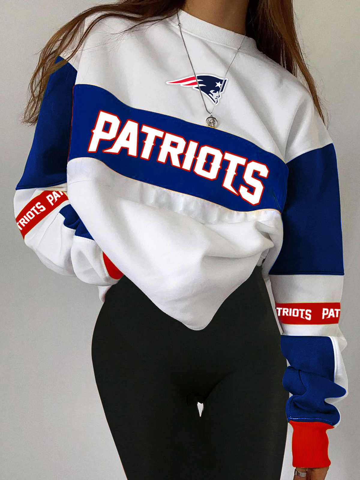 New England Patriots Fashion Printed Sweatshirt