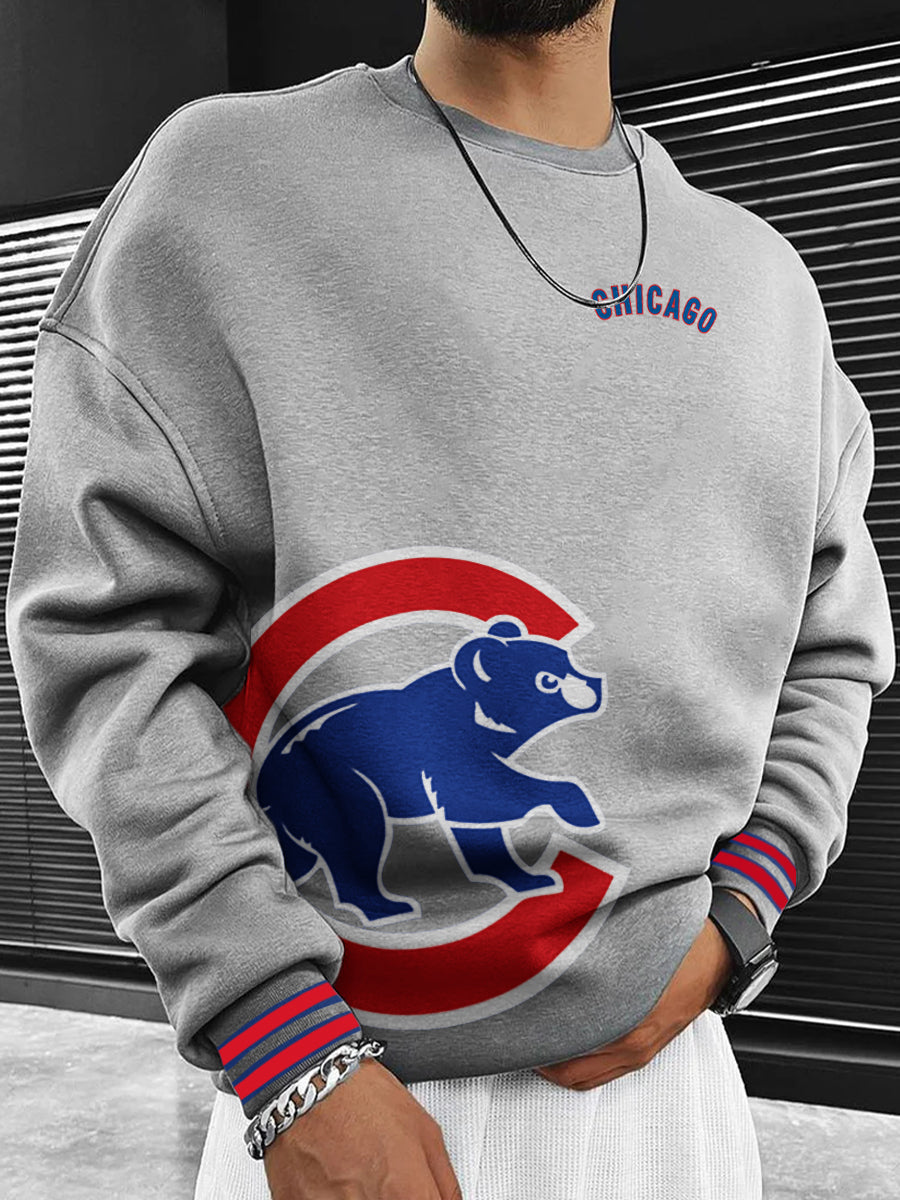 Chicago Cubs Fashion Men's Crewneck Sweatshirt
