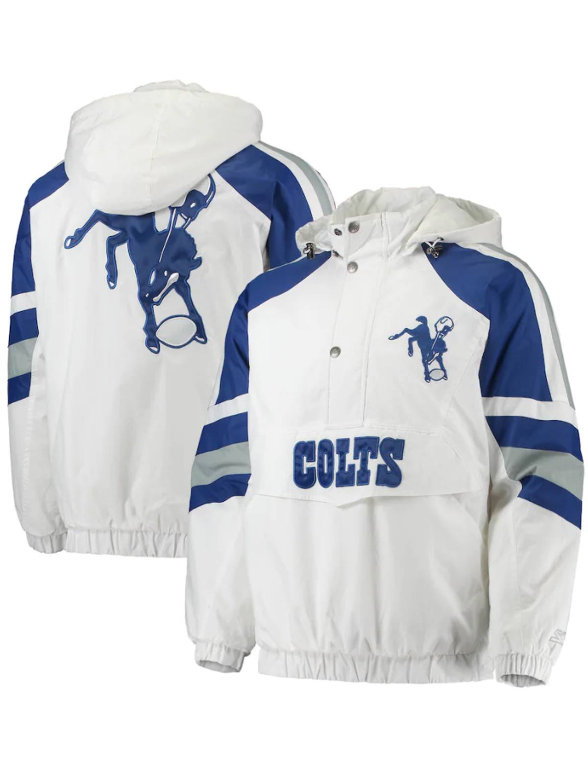 Indianapolis Colts Half-Snap Hoodie Jacket