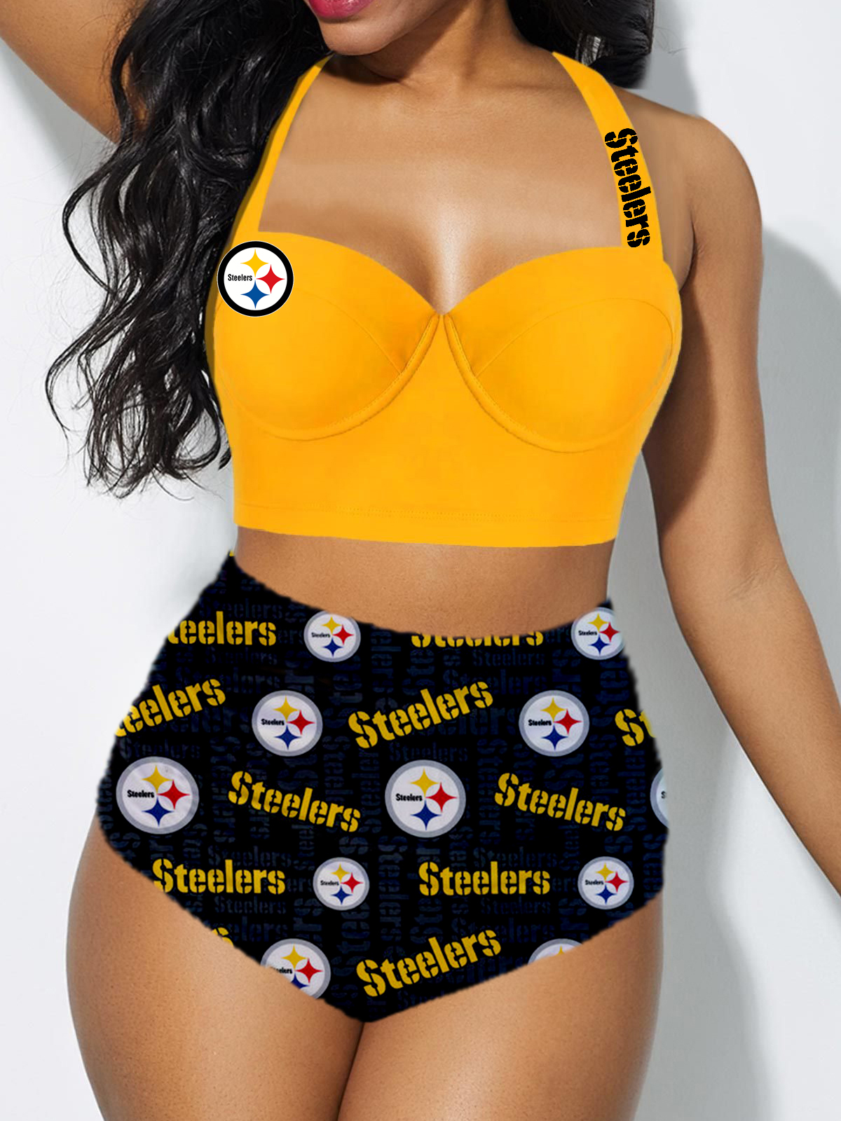 Pittsburgh Steelers Sexy Print Bikini Swimsuit