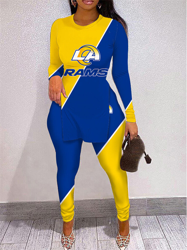 Los Angeles Rams Limited Edition High Slit Shirts And Leggings Two-Piece Suits
