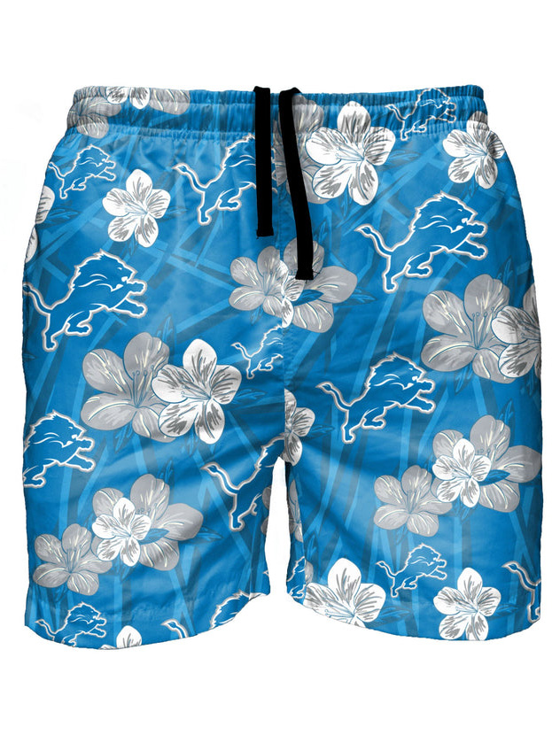 Detroit Lions Casual Hawaiian Shorts