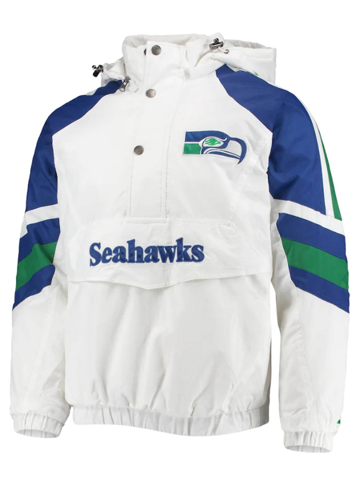 Seattle Seahawks Half-Snap Hoodie Jacket