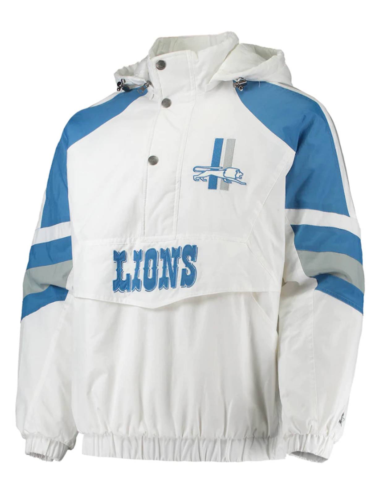Detroit Lions Half-Snap Hoodie Jacket