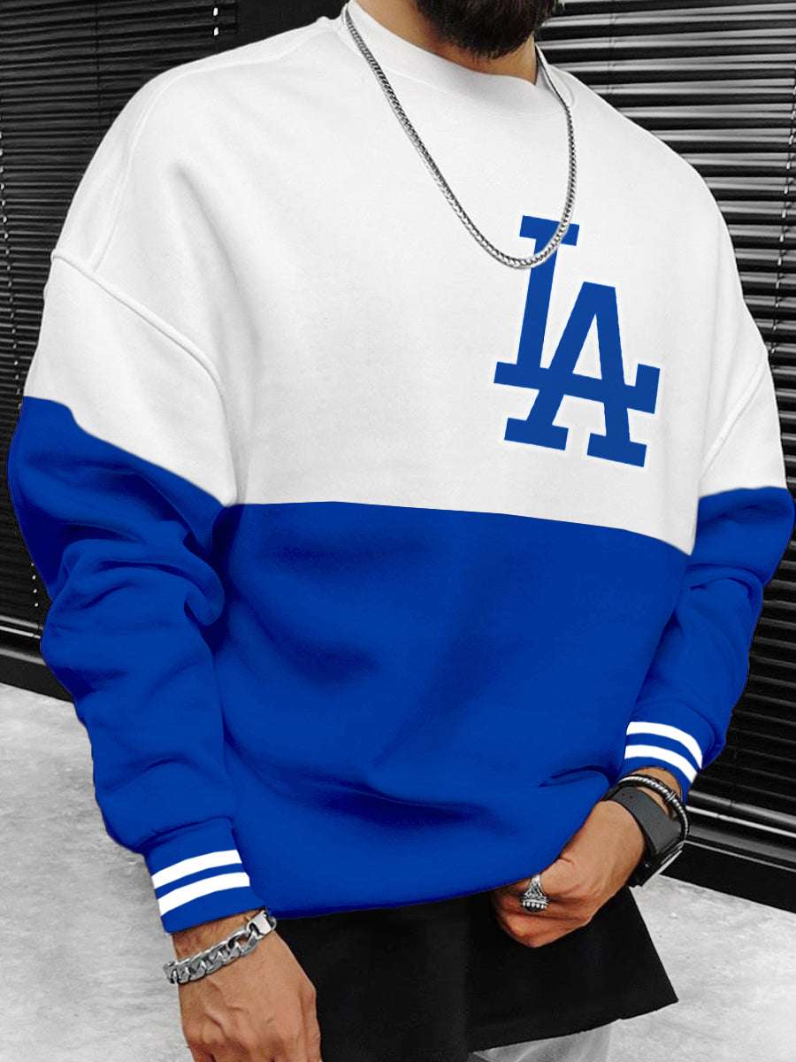 Los Angeles Dodgers MLB Men's Oversize Crewneck Sweatshirt