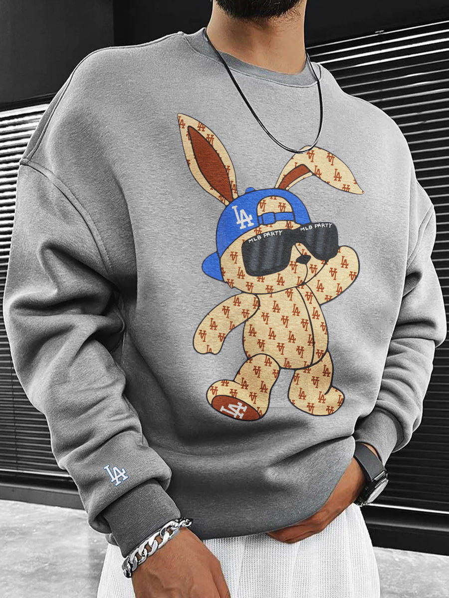 Los Angeles Dodgers MLB Men's Oversize Crewneck Sweatshirt