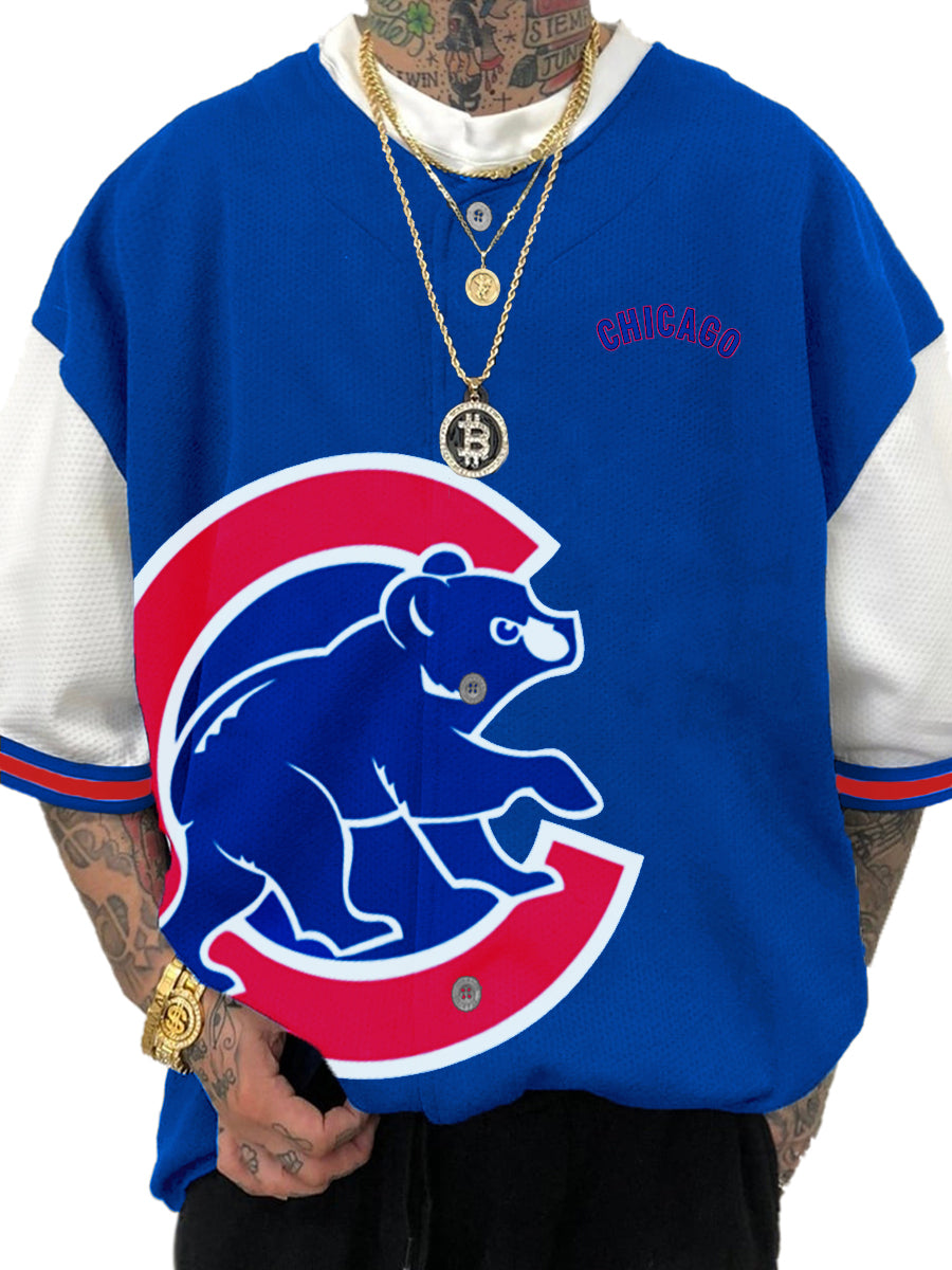 Chicago Cubs MLB Men's Fashion Short Sleeve Jersey