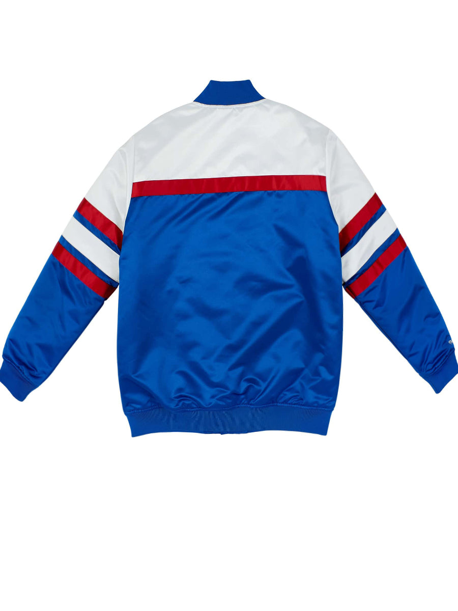 New England Patriots NESpecial Script Heavyweight Satin Jacket