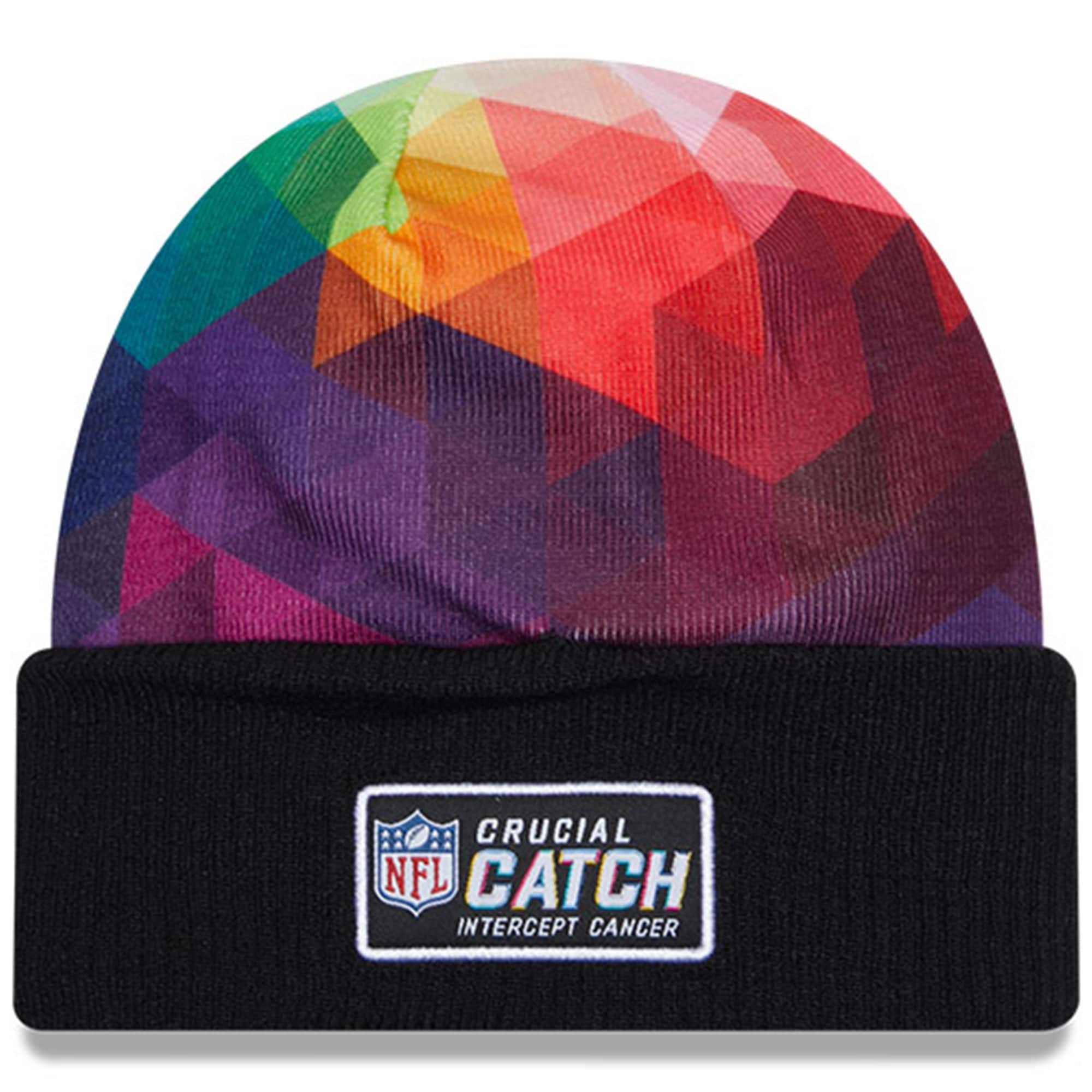 Kansas City Chiefs Youth Black 2023 Crucial Catch Cuffed Knit Hat