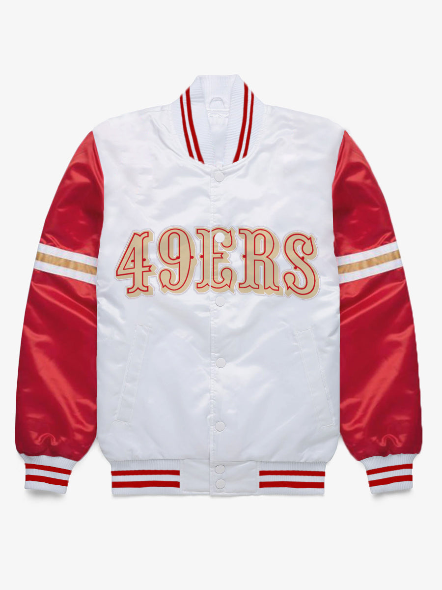 San Francisco 49ers HOMAGE X STARTER Contrast Print Jacket