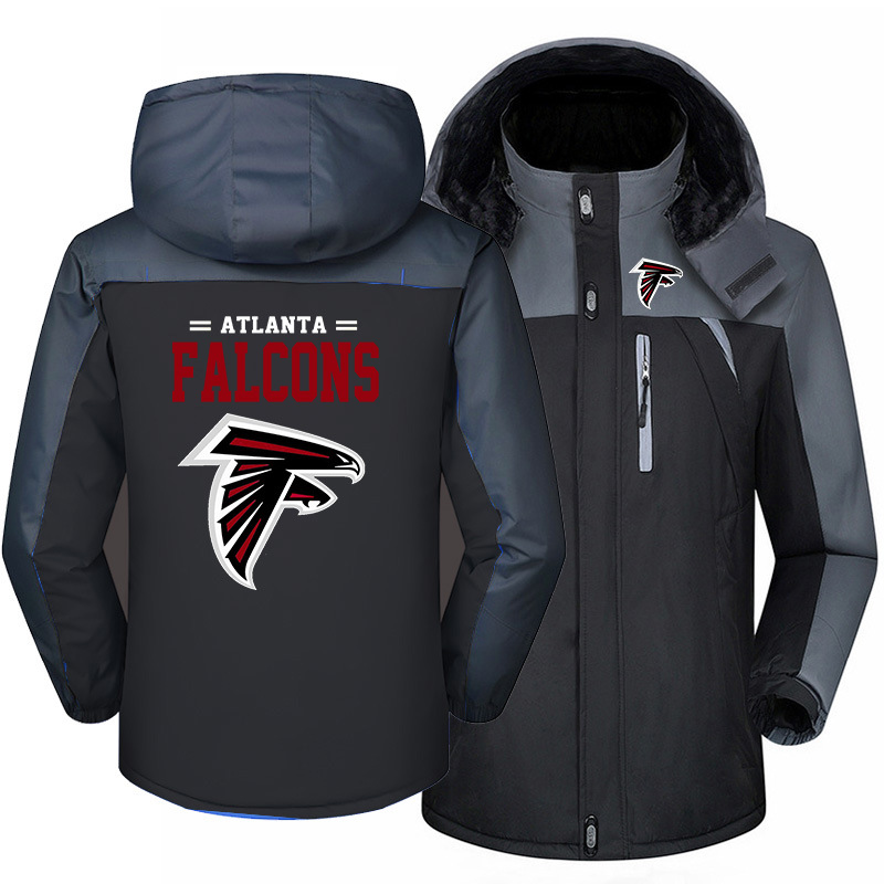 Atlanta Falcons Warm Hoodie Fleece Coat Winter Jacket Coat Ski Suit