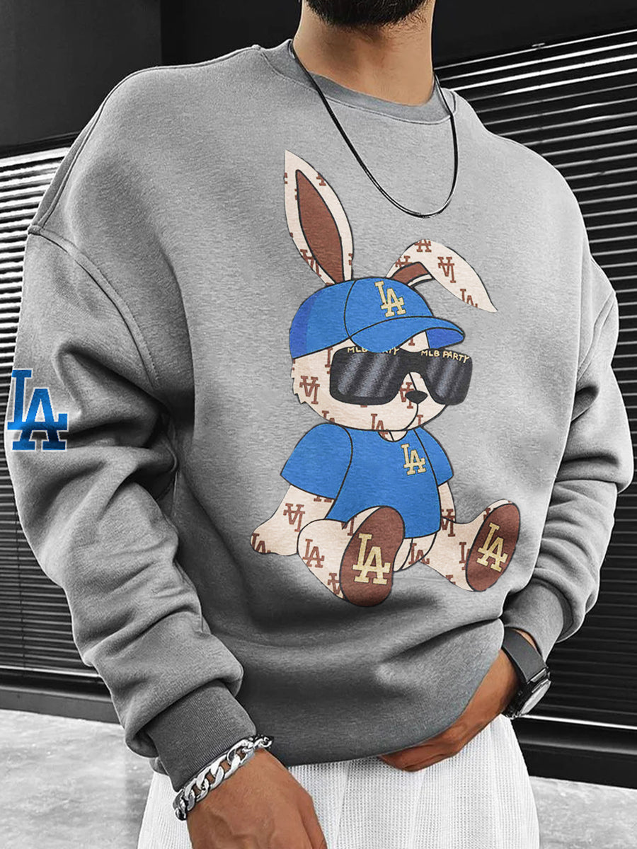 Los Angeles Dodgers MLB Men's Oversize Crewneck Sweatshirt