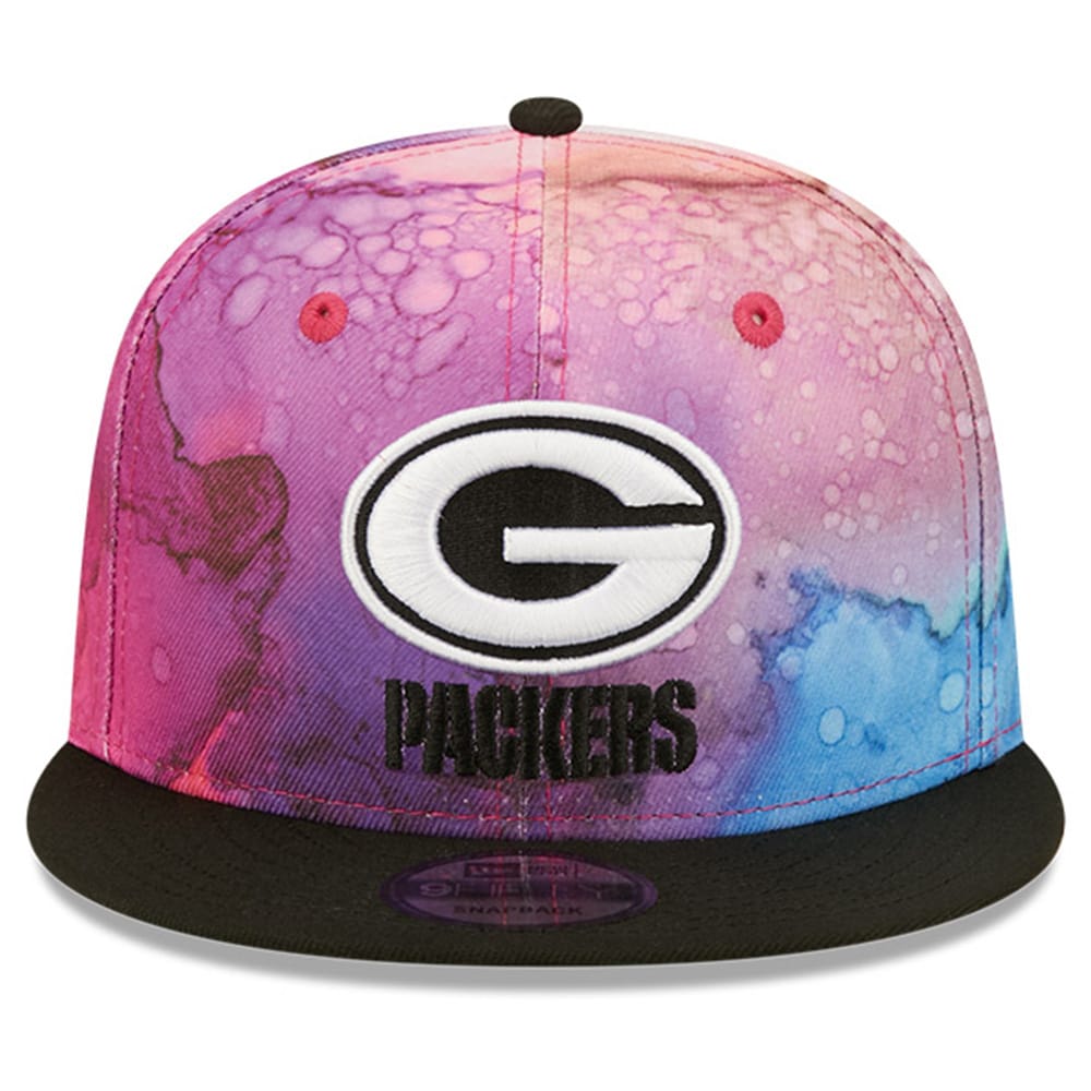 Green Bay Packers Men's Pink/Black 2022 Crucial Catch 9FIFTY Snapback Hat