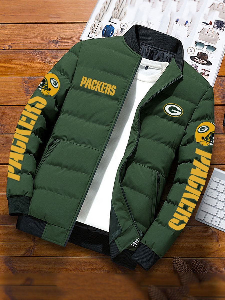 Green Bay Packers Winter Comfortable Warm Padded Jacket