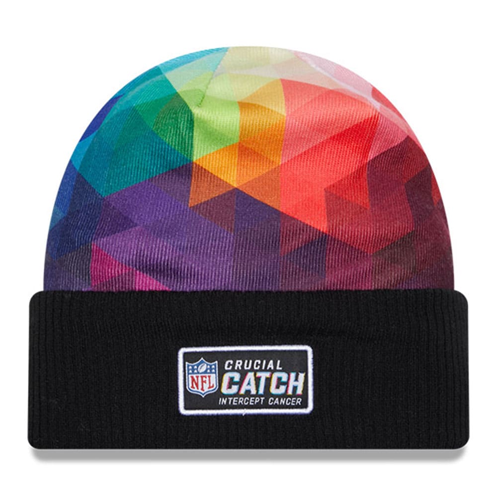 Tampa Bay Buccaneers Men's Black 2023 Crucial Catch Cuffed Knit Hat