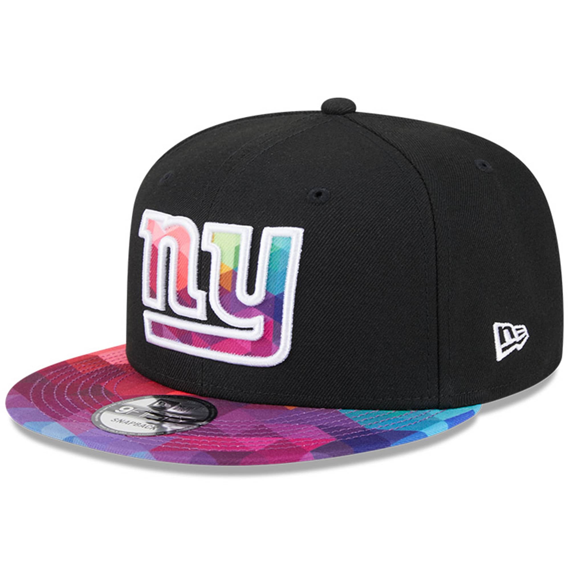 New York Giants Men's   Black 2023  Crucial Catch 9FIFTY Snapback Hat