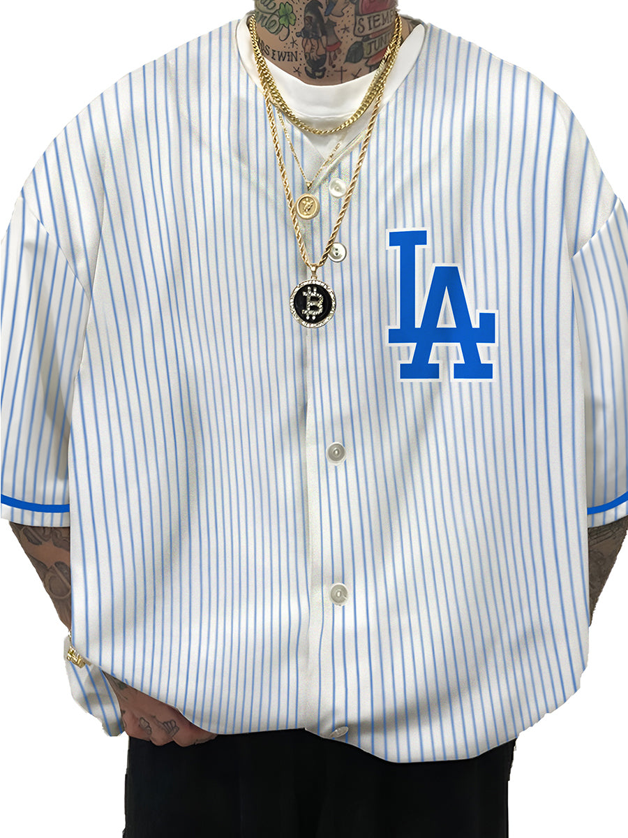 Los Angeles Dodgers MLB Men's Fashion Short Sleeve Jersey