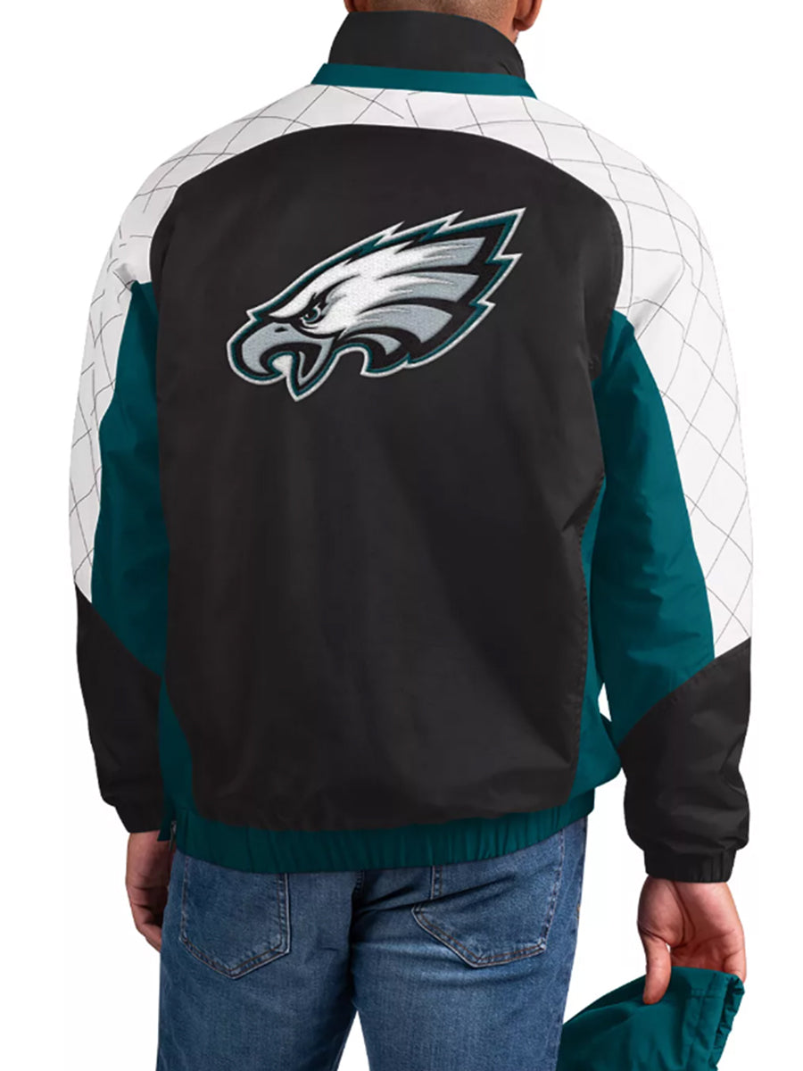 Philadelphia Eagles The Body Check Half-Snap Pullover Jacket