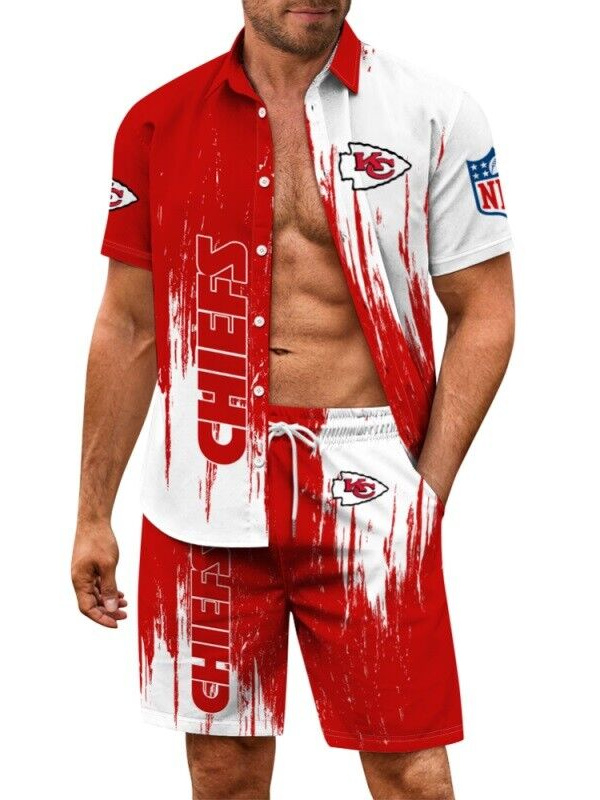 Kansas City Chiefs Limited Edition Hawaiian Shirt And Shorts Two-Piece Suits