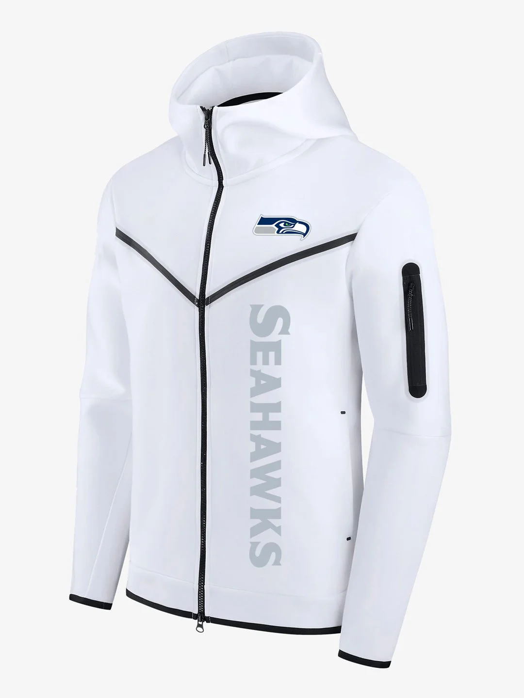 Seattle Seahawks White Diamond Full-Zip Jacket