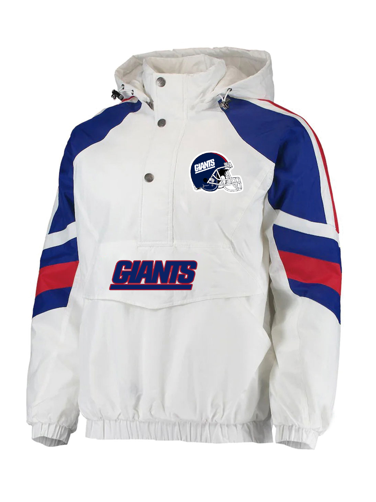 New York Giants Half-Snap Hoodie Jacket