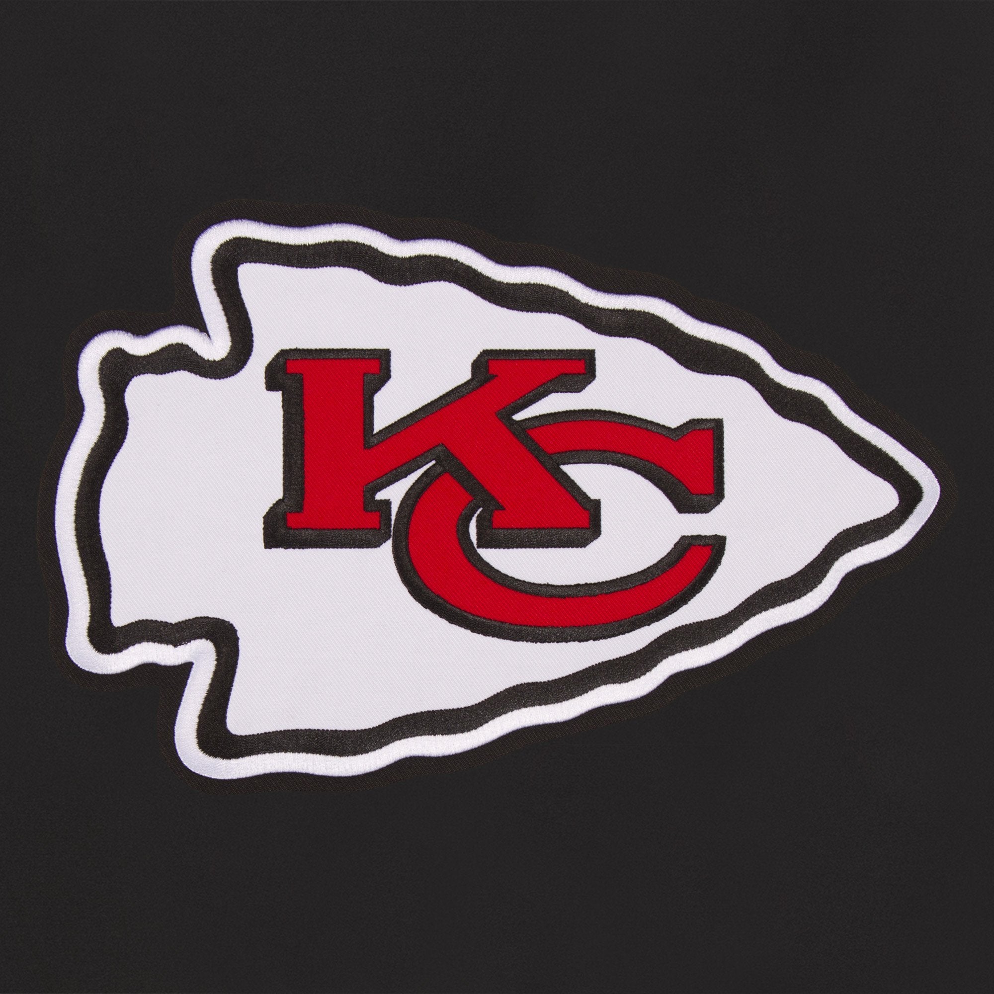 KANSAS CITY CHIEFS REVERSIBLE WOOL JACKET - BLACK