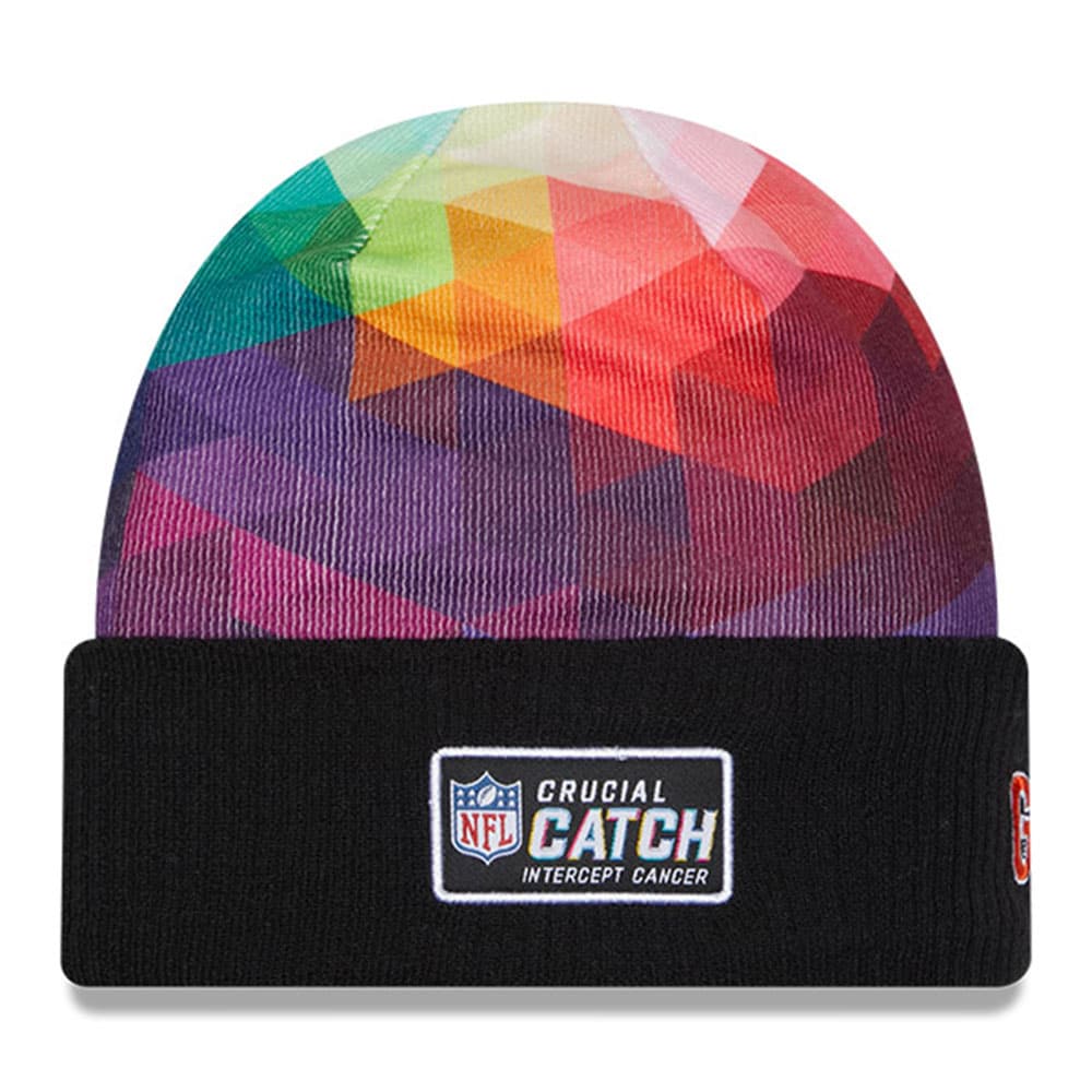 Chicago Bears Men's Black 2023 Crucial Catch Cuffed Knit Hat