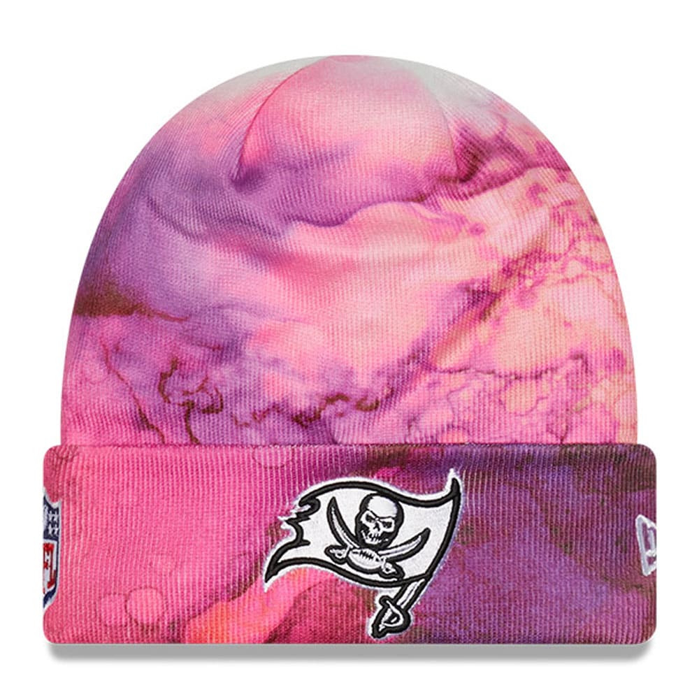 Tampa Bay Buccaneers Men's Pink 2022 Crucial Catch Knit Hat