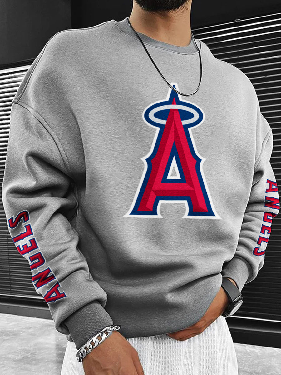 Los Angeles Angels Fashion Men's Crewneck Sweatshirt