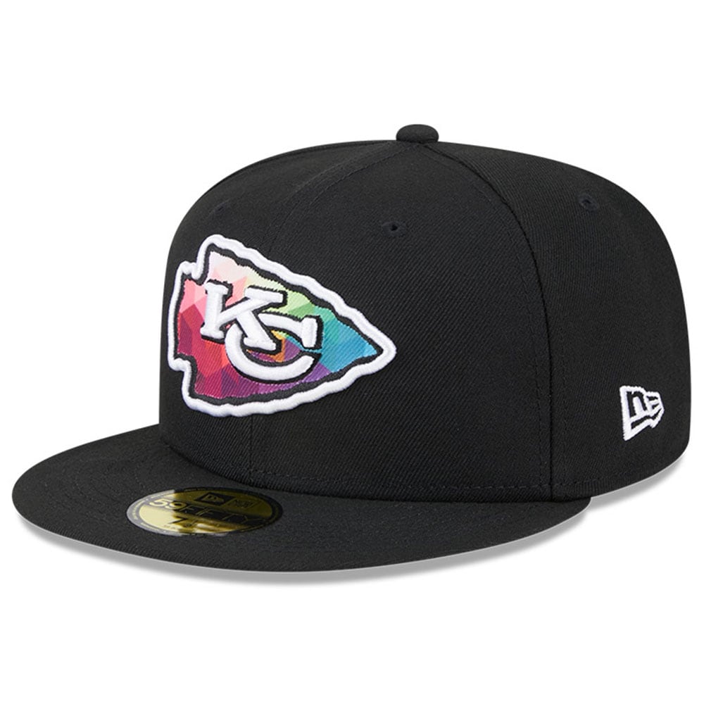 Kansas City Chiefs Men's Black 2023 Crucial Catch 59FIFTY Fitted Hat