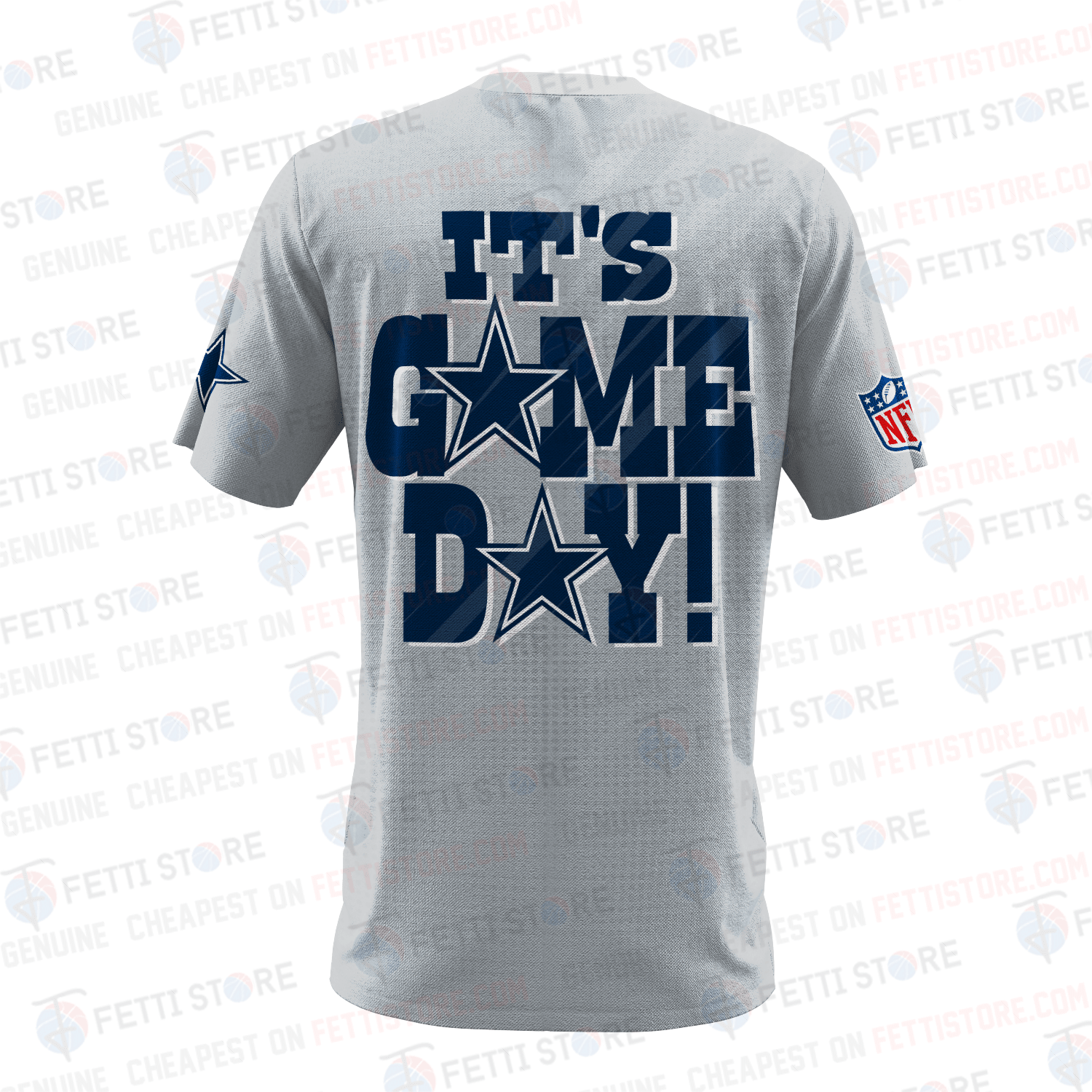 Dallas Cowboys American Football Pattern 3D T-Shirt