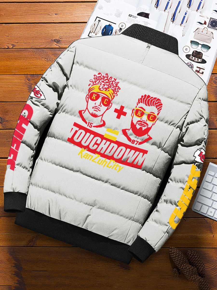 Kansas City Chiefs Winter Comfortable Warm Padded Jacket