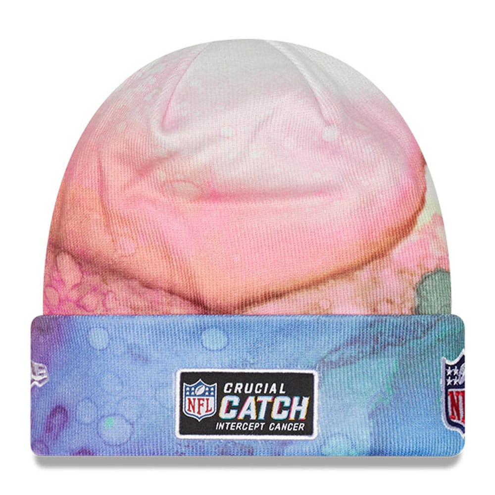 Tampa Bay Buccaneers Youth Pink 2022 Crucial Catch Knit Hat