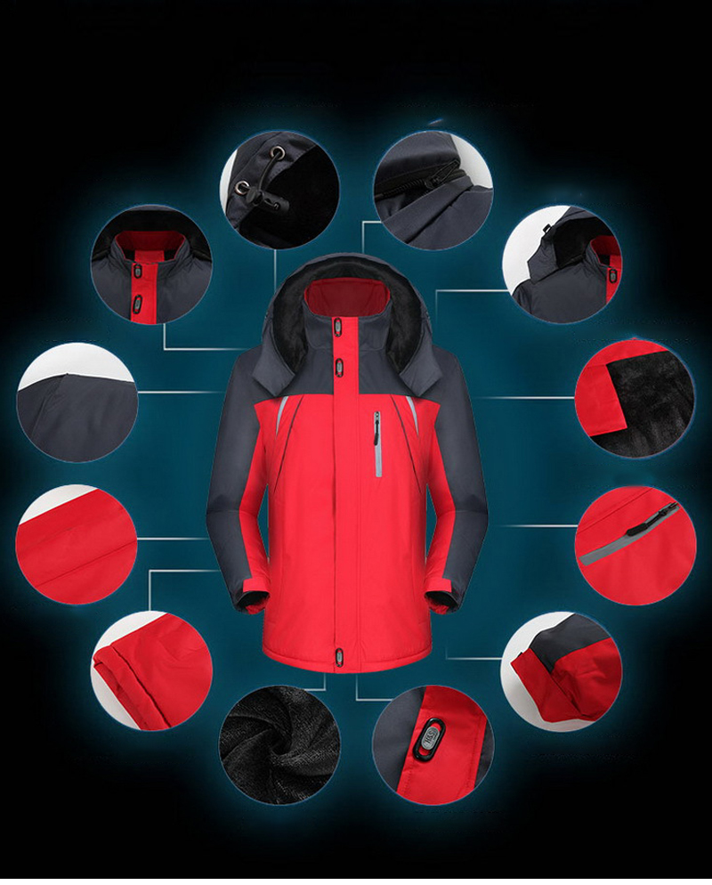 Buffalo Bills Warm Hoodie Fleece Coat Winter Jacket Coat Ski Suit