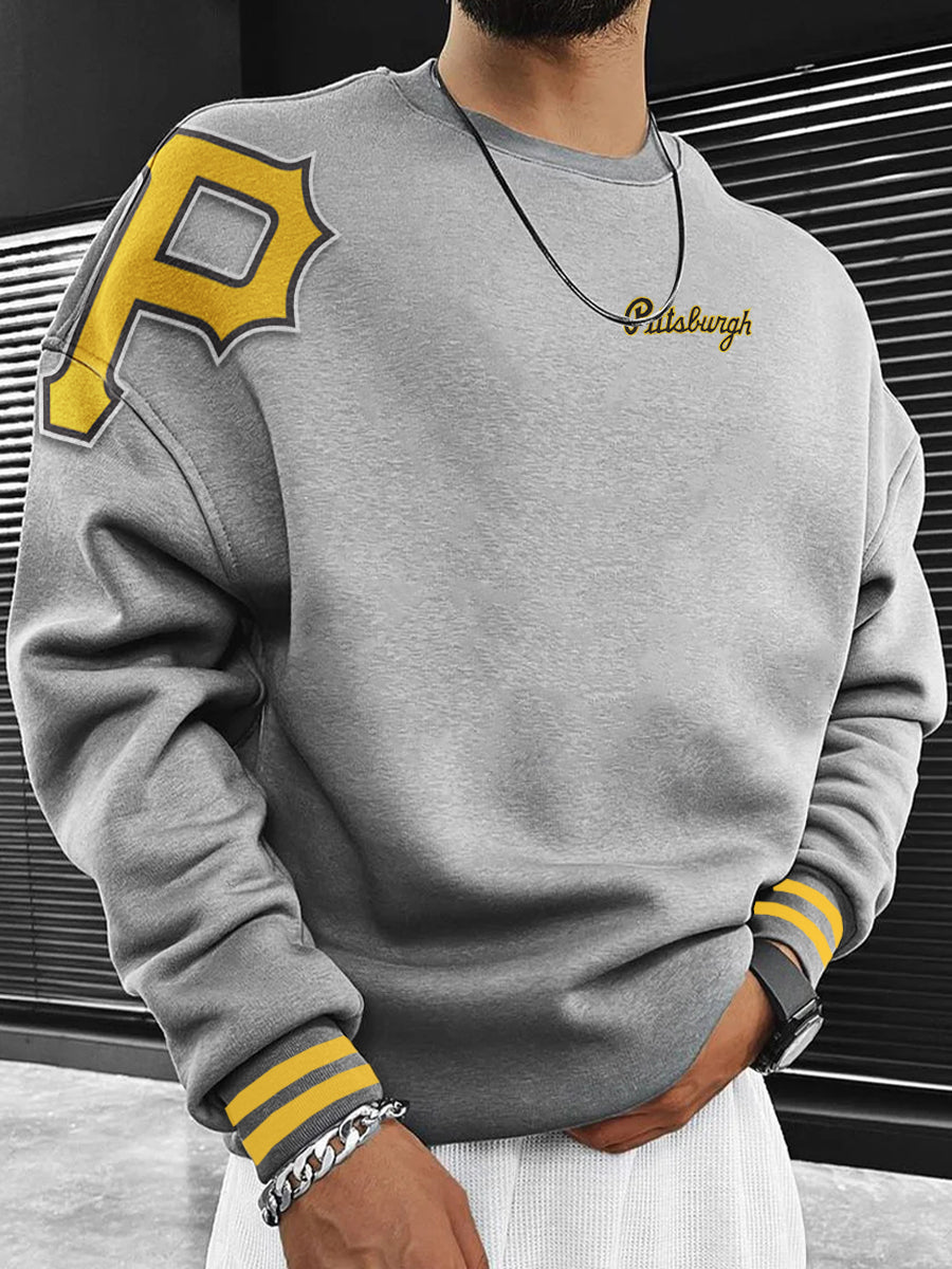Pittsburgh Pirates Fashion Men's Crewneck Sweatshirt