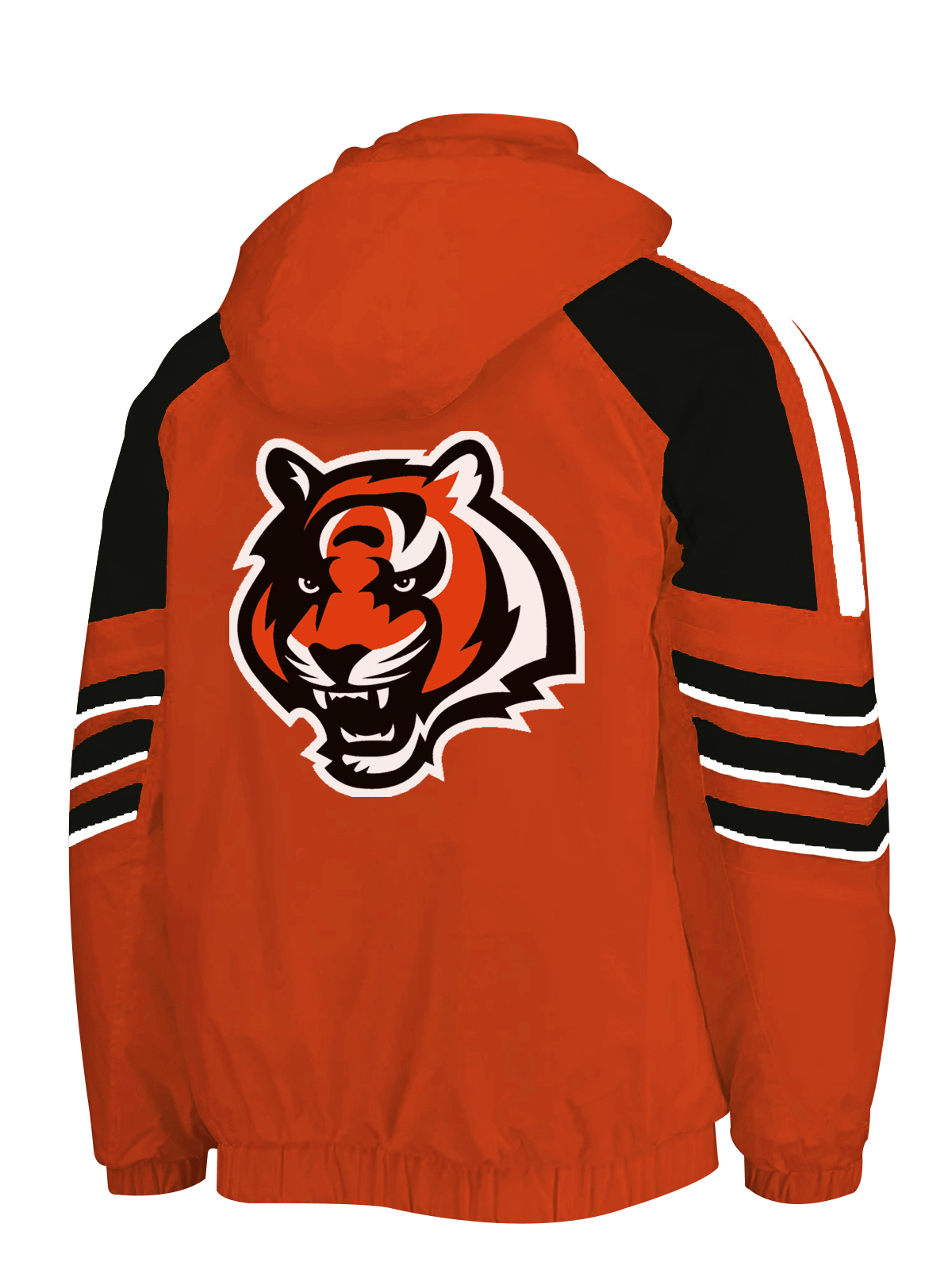 Cincinnati Bengals Half-Snap Hoodie Jacket