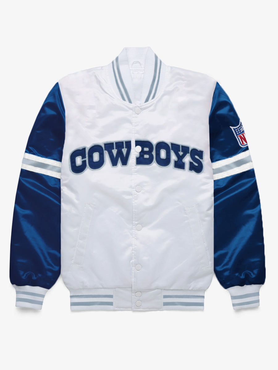 Dallas Cowboys HOMAGE X STARTER  Contrast Print Jacket