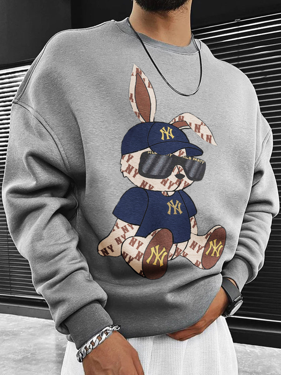 New York Yankees MLB Men's Oversize Crewneck Sweatshirt